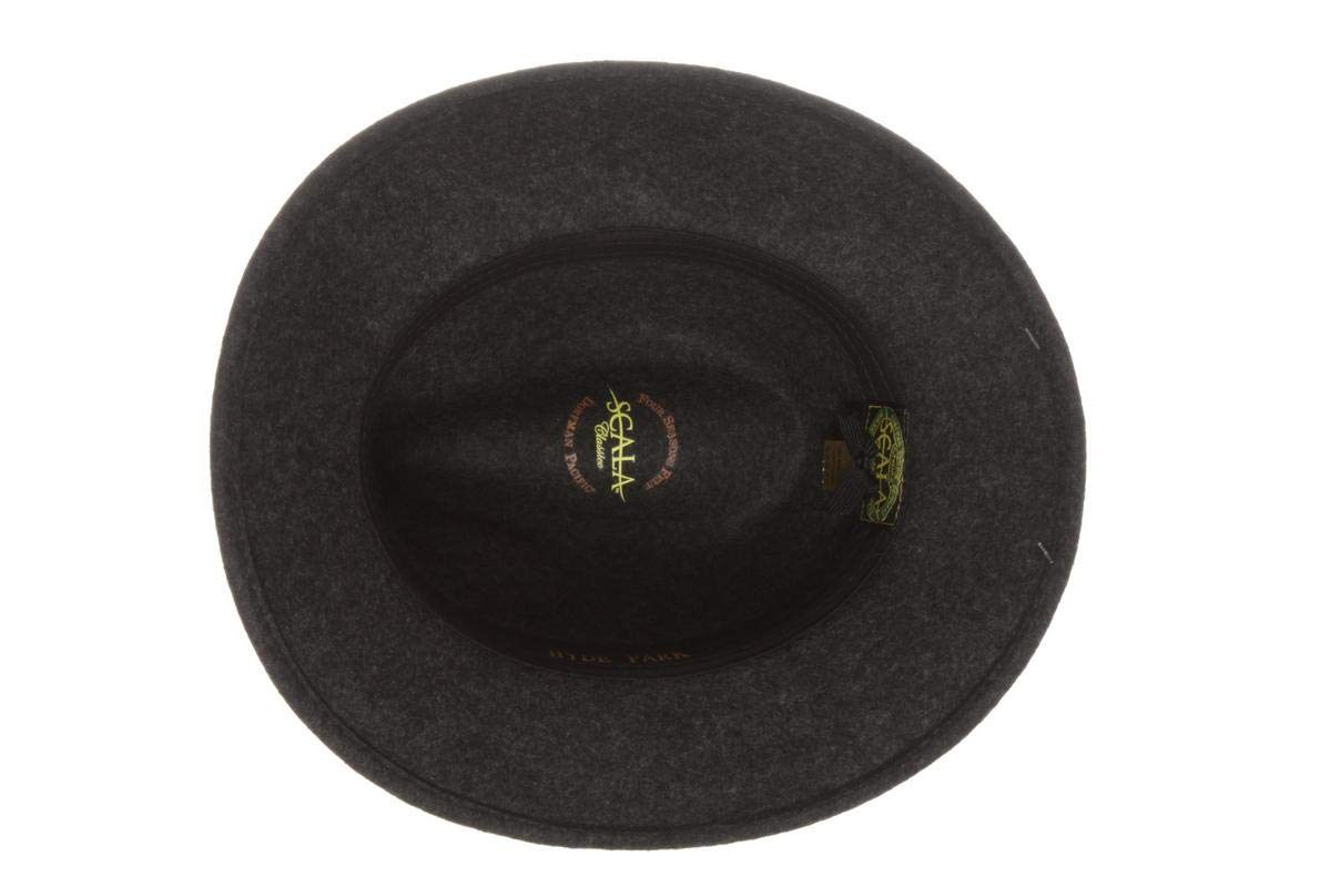 Scala Classico Men's Crushable Felt Safari Hat - Image 5